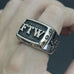 Silver FTW Biker Ring (Stainless Steel)