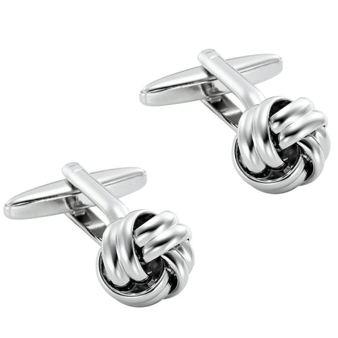 Stunning Mens Nautical Knot Stainless Steel Cufflinks
