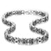 Impressive Mechanic Style Men's Necklace Stainless Steel Silver Chain,  Width 6mm (18, 21, 23 Inches)