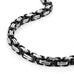 Impressive Mechanic Style Stainless Steel Men's Necklace Silver Black Chain for Men (18, 21, 23 Inches)