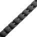 Unique Black Solid Tungsten Puzzle Pieces Style Mens 8.5 Inch Link Bracelet (Magnet,  13mm)