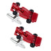 Formula One F1 Race Car Style Mens Stainless Steel Red Cufflinks