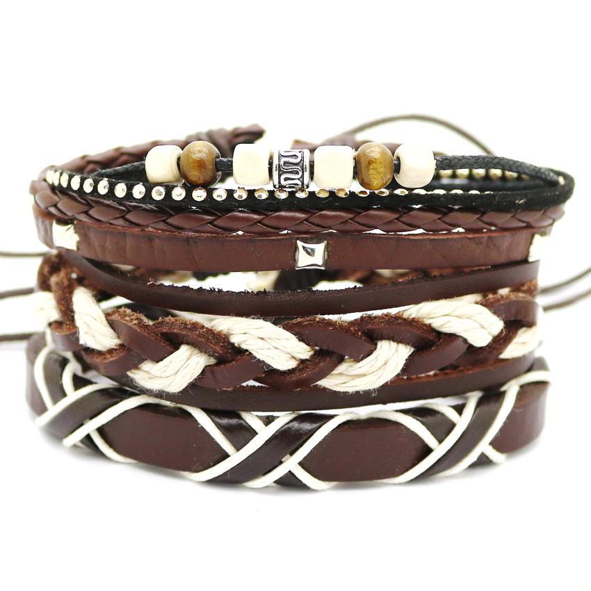 Braid Cross Bracelet Set