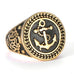 Nautical Anchor Sailor's Signet Ring (Gold or Silver)