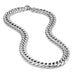 Men's Stainless Steel Chain Necklace Ultra Thick & Wide (Silver, 13.5 mm width,  18, 21, 23 Inch)