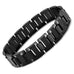 Stylish Black Solid Tungsten 8.3 Inches Link Bracelet for Men
