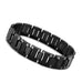 Stylish Black Solid Tungsten 8.3 Inches Link Bracelet for Men