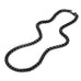 Stunning Black 316 Stainless Steel Men's Chain Necklace Versatile Wear Possibilities (18, 21, 23 inches)
