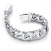 Massive 316L Stainless Steel Silver  Link Chain Bracelet 8.3 Inches