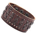 Stunning Brown Gipsy Kings Style Cuff Leather Bracelet Wristband Bangle Fashion (Adjustable)