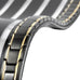 Unique 316L Stainless Steel & magnets Link Men's Bracelet (Black,  Gold)