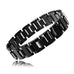 Stylish Black Solid Tungsten 8.3 Inches Link Bracelet for Men