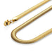 Gold Toned 316L Stainless Steel Men's Necklace Snake Chain 20" - Necklaces for Men - Mens Jewelry (6MM)