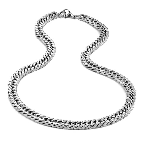 316 Stainless Steel Men's Chain Necklace Statement Piece (18, 21, 23 inches)