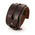 Wide Leather Bracelet