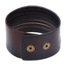 Dark Brown Wide Cuff Genuine Leather Bracelet for Men