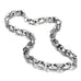 Unique Astro Snake 22 Inches Men's Silver Toned Tungsten Link Necklace Chain (Heavy,  Solid)