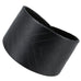 Leaf Shape Black Genuine Leather Cuff Men's Bracelet (adjustable 7.9 inches,  Width 1.7 inches)