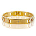Lords Prayer Cross - 316L Stainless Steel Link Bangle Bracelet for Men