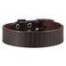 Men's Genuine Leather Cuff Bangle Bracelet Classic Urban Style (Brown,  Silver,  6.3-8.25 inches)