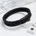 Double Braid Leather Bracelet