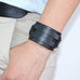 Wide Leather Bracelet
