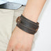 Wide Leather Bracelet