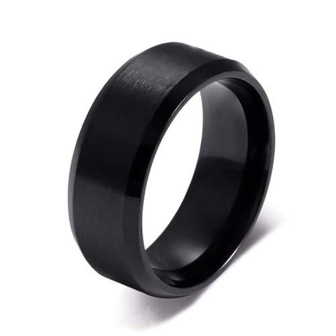 Matte Black Titanium Steel Band