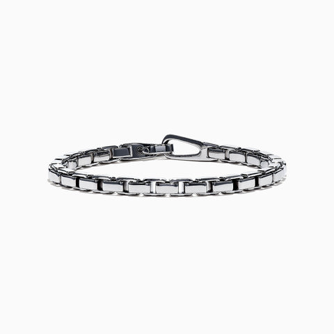 Effy Men's Sterling Silver Box Link Bracelet