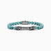 Effy Men's Sterling Silver Beaded Turquoise Wave Bracelet, 24.00 TCW