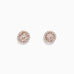 Effy Blush 14K Rose Gold Morganite and Diamond Stud Earrings, 1.82