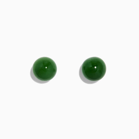 Effy 14K Yellow Gold Jade Stud Earrings, 18.70 TW