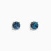 Effy 14K White Gold Blue Diamond Solitaire Stud Earrings, 0.98 TCW