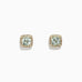 Effy 14K Yellow Gold Green Amethyst Stud Earrings, 1.86 TCW