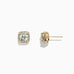 Effy 14K Yellow Gold Green Amethyst Stud Earrings, 1.86 TCW