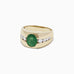 Effy Men's 14K Yellow Gold Emerald and Diamond Ring, 3.16 TCW