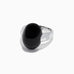 Effy Men's 14K White Gold Onyx and Diamond Dome Ring, 15.49 TCW