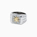 Effy Men's 14K Two-Tone Gold Diamond Star Ring, 0.70 TCW