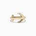 Effy Men's 14K Yellow Gold Diamond Anchor Ring, 0.09 TCW