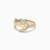 Effy Men's 14K Yellow Gold Diamond Anchor Ring, 0.09 TCW
