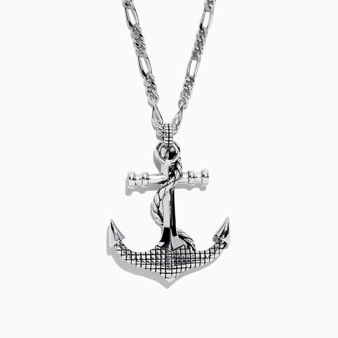 Effy Men's Sterling Silver Anchor Pendant