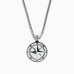 Effy Men's Sterling Silver Compass Pendant