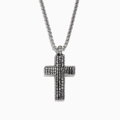 Effy Men's Sterling Silver Cross Pendant