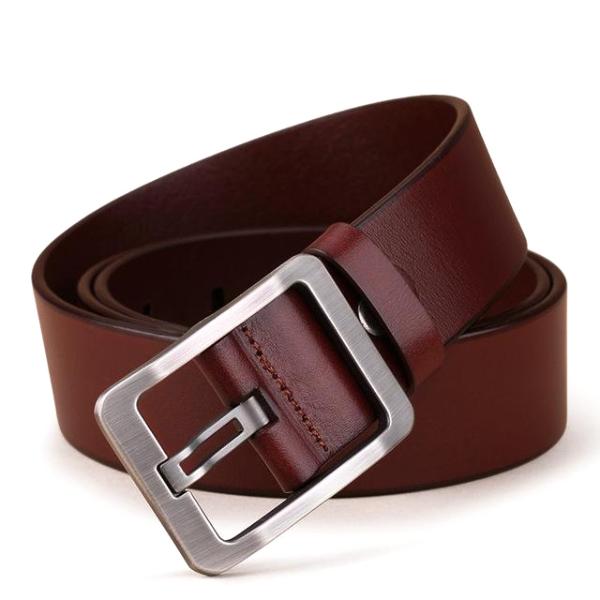 Wide Redwood Leather Belt