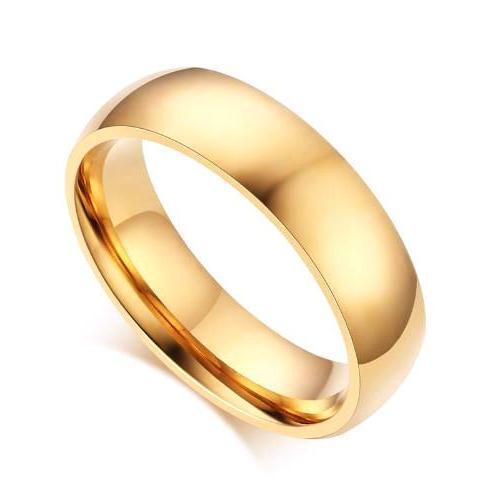 Classic Wedding Ring Band - Gold