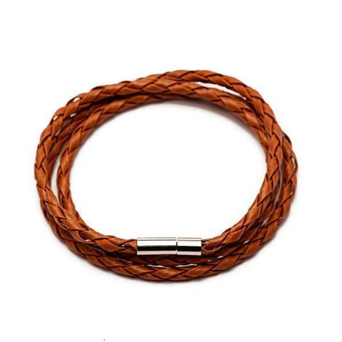 Brown Multilayer Leather Bracelet