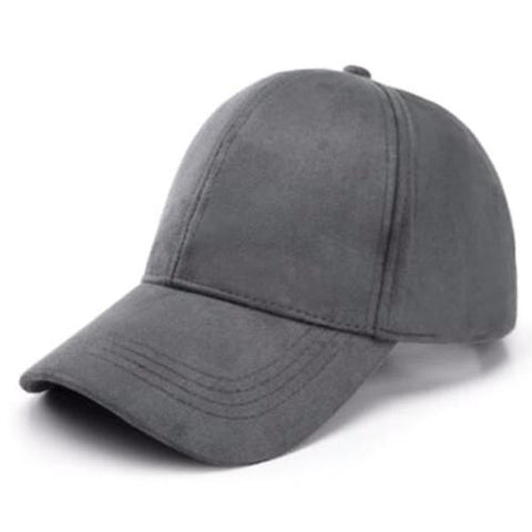 Suede Cap Ash Grey