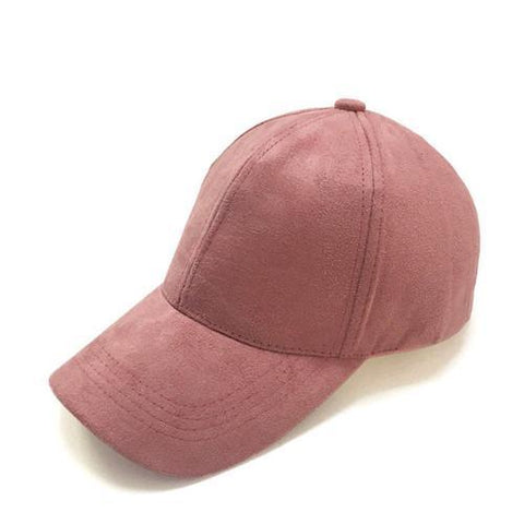 Suede Cap Pink