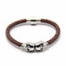 Skull Bracelet Brown