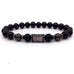 Black on Black Bar Bracelet